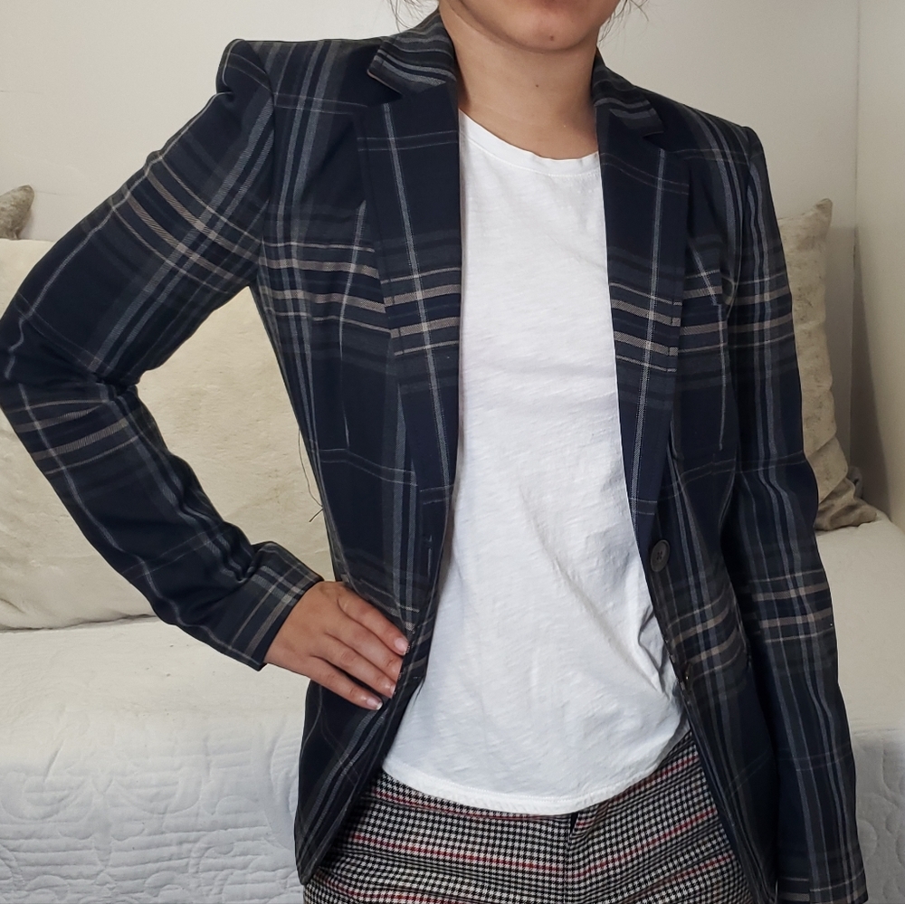 Tommy Hilfiger Plaid Blazer